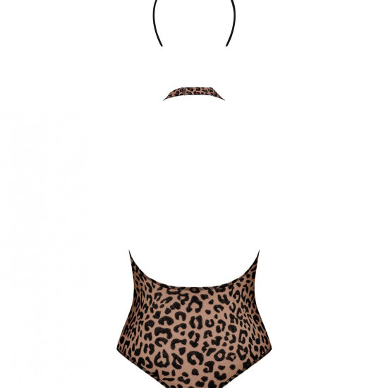 Еротичний костюм леопарда Obsessive Leocatia teddy L/XL, боді, обруч з вушками Еротичний костюм леопарда Obsessive Leocatia teddy L/XL, боді, обруч з вушками