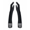Високі рукавички з каменями та мереживом Obsessive Miamor gloves, black