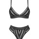 Комплект білизни Obsessive Natilya 2-pcs set XS/S, black, бюстгальтер, трусики Комплект білизни Obsessive Natilya 2-pcs set XS/S, black, бюстгальтер, трусики