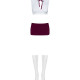 Еротичний костюм студентки Obsessive Student 4 pcs costume L/XL, топ, спідниця, стринги, гольфи Еротичний костюм студентки Obsessive Student 4 pcs costume L/XL, топ, спідниця, стринги, гольфи