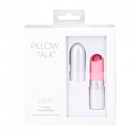 Вібратор Pillow Talk Lusty Luxurious Flickering Massager - Pink Вібратор Pillow Talk Lusty Luxurious Flickering Massager - Pink