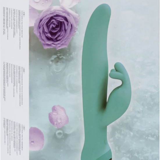 Вібратор-кролик Touch by SWAN - Trio Teal, сенсорне керування, ротація, діаметр 3,8 см Вібратор-кролик Touch by SWAN - Trio Teal, сенсорне керування, ротація, діаметр 3,8 см