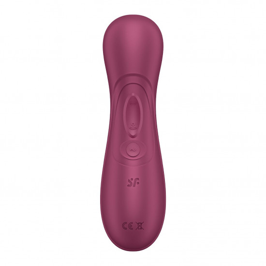 Вакуумний кліторальний стимулятор Satisfyer Pro 2 Generation 3 with Liquid Air Connect App Wіnе Red Вакуумний кліторальний стимулятор Satisfyer Pro 2 Generation 3 with Liquid Air Connect App Wіnе Red