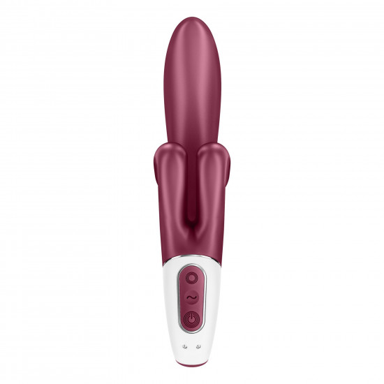 Вібратор-кролик Satisfyer Touch Me Red, подвійний відросток, 3 потужні мотори Вібратор-кролик Satisfyer Touch Me Red, подвійний відросток, 3 потужні мотори