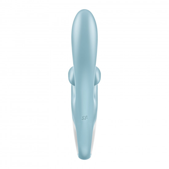 Вібратор-кролик Satisfyer Touch Me Blue, подвійний відросток, 3 потужні мотори Вібратор-кролик Satisfyer Touch Me Blue, подвійний відросток, 3 потужні мотори
