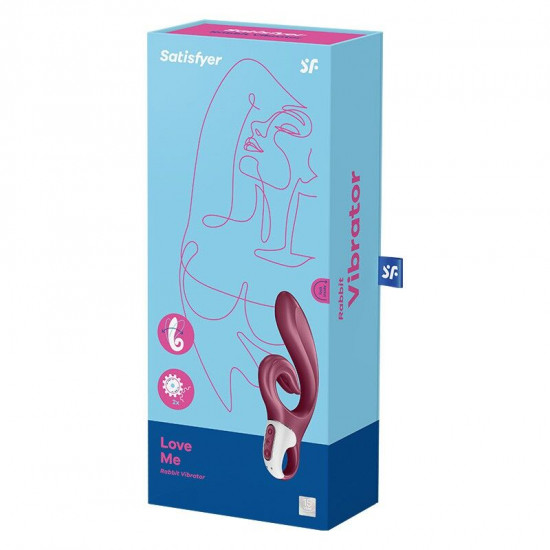 Вібратор-кролик Satisfyer Love Me Red Вібратор-кролик Satisfyer Love Me Red