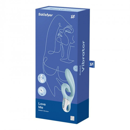 Вібратор-кролик Satisfyer Love Me Blue Вібратор-кролик Satisfyer Love Me Blue
