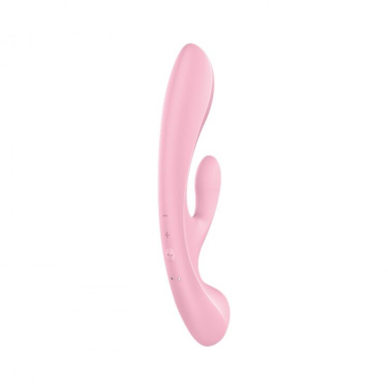 Вібратор-кролик Satisfyer Triple Oh Pink Вібратор-кролик Satisfyer Triple Oh Pink