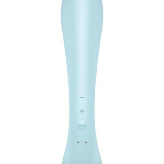 Вібратор-кролик Satisfyer Triple Oh Blue Вібратор-кролик Satisfyer Triple Oh Blue
