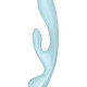 Вібратор-кролик Satisfyer Triple Oh Blue Вібратор-кролик Satisfyer Triple Oh Blue