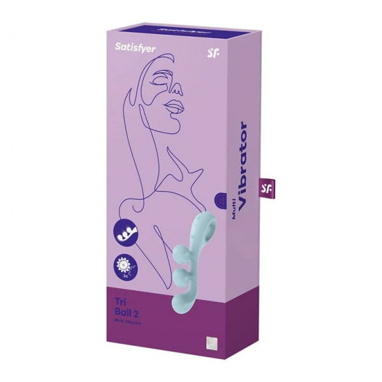 Універсальний вібратор Satisfyer Tri Ball 2, 3 мотори, гнеться Універсальний вібратор Satisfyer Tri Ball 2, 3 мотори, гнеться