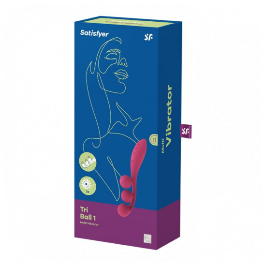 Універсальний вібратор Satisfyer Tri Ball 1, 3 мотори, гнеться Універсальний вібратор Satisfyer Tri Ball 1, 3 мотори, гнеться
