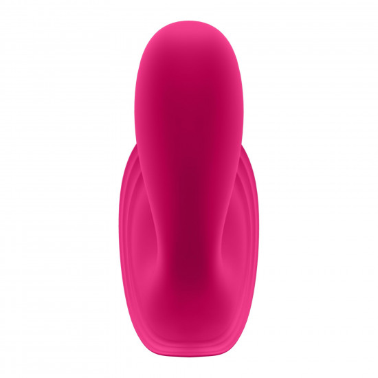 Смарт-вібратор у трусики Satisfyer Top Secret Pink вагінально-кліторальний, 2 мотори Смарт-вібратор у трусики Satisfyer Top Secret Pink вагінально-кліторальний, 2 мотори