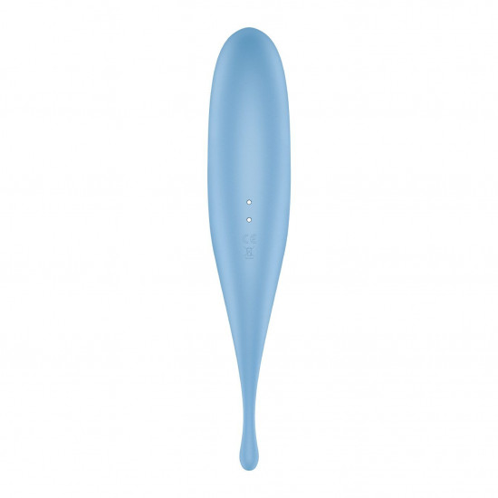 Вібратор для клітора з вакуумною стимуляцією Satisfyer Twirling Pro Blue Вібратор для клітора з вакуумною стимуляцією Satisfyer Twirling Pro Blue