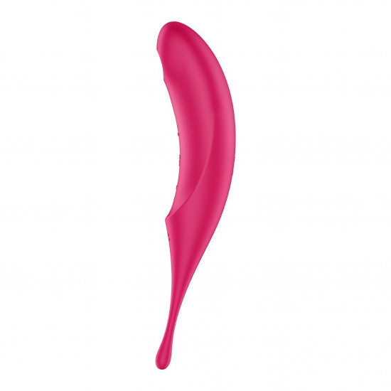 Вібратор для клітора з вакуумною стимуляцією Satisfyer Twirling Pro Red Вібратор для клітора з вакуумною стимуляцією Satisfyer Twirling Pro Red