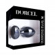 Металева анальна пробка з кристалом Dorcel Diamond Plug Black M Металева анальна пробка з кристалом Dorcel Diamond Plug Black M