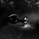 Металева анальна пробка з кристалом Dorcel Diamond Plug Black M Металева анальна пробка з кристалом Dorcel Diamond Plug Black M