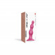 Насадка для страпона Strap-On-Me Dildo Plug Beads Framboise Metallic M Насадка для страпона Strap-On-Me Dildo Plug Beads Framboise Metallic M