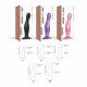 Насадка для страпона Strap-On-Me Dildo Plug Curvy Rose Dragee Metallic M Насадка для страпона Strap-On-Me Dildo Plug Curvy Rose Dragee Metallic M