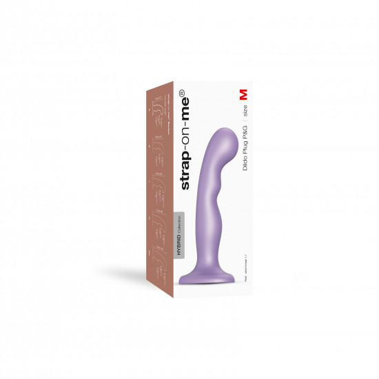 Насадка для страпона Strap-On-Me Dildo Plug P&G Lilas Metallic M Насадка для страпона Strap-On-Me Dildo Plug P&G Lilas Metallic M