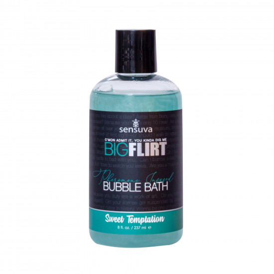 Піна для ванни Sensuva — Big Flirt Pheromone Bubble Bath — Sweet Temptation (237 мл) Піна для ванни Sensuva — Big Flirt Pheromone Bubble Bath — Sweet Temptation (237 мл)