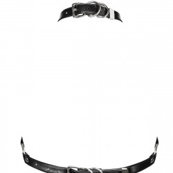 (SALE) Портупея на груди Obsessive A740 harness black O/S, штучна шкіра