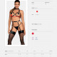 Портупея на груди Obsessive A740 harness black O/S, штучна шкіра Портупея на груди Obsessive A740 harness black O/S, штучна шкіра