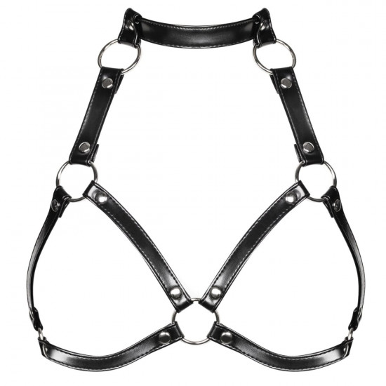 Портупея на груди Obsessive A740 harness black O/S, штучна шкіра Портупея на груди Obsessive A740 harness black O/S, штучна шкіра