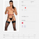 Гартери Obsessive A741 garter belt black O/S, штучна шкіра Гартери Obsessive A741 garter belt black O/S, штучна шкіра