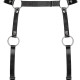 Гартери Obsessive A741 garter belt black O/S, штучна шкіра Гартери Obsessive A741 garter belt black O/S, штучна шкіра
