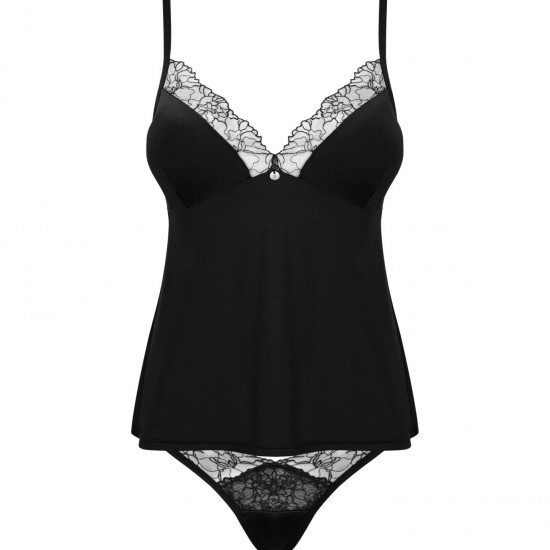 Топ та трусики Obsessive Bella Rou top & panties XS/S, топ, трусики Топ та трусики Obsessive Bella Rou top & panties XS/S, топ, трусики