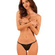 Прозорі стрінги із мереживом Obsessive Celia Noir thong M/L Прозорі стрінги із мереживом Obsessive Celia Noir thong M/L