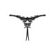 Прозорі стрінги з доступом Obsessive Celia Noir crotchless thong XS/S Прозорі стрінги з доступом Obsessive Celia Noir crotchless thong XS/S