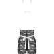 Еротичний костюм покоївки Obsessive Servgirl costume S/M, халат, стрінги, фартух, обруч Еротичний костюм покоївки Obsessive Servgirl costume S/M, халат, стрінги, фартух, обруч
