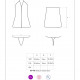 Еротичний костюм покоївки Obsessive Servgirl costume S/M, халат, стрінги, фартух, обруч Еротичний костюм покоївки Obsessive Servgirl costume S/M, халат, стрінги, фартух, обруч