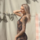 Ажурна сукня-сітка Leg Avenue Lace mini dress with cut-outs Black, one size Ажурна сукня-сітка Leg Avenue Lace mini dress with cut-outs Black, one size