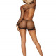 Leg Avenue Cut Out mini dress OS Black Leg Avenue Cut Out mini dress OS Black