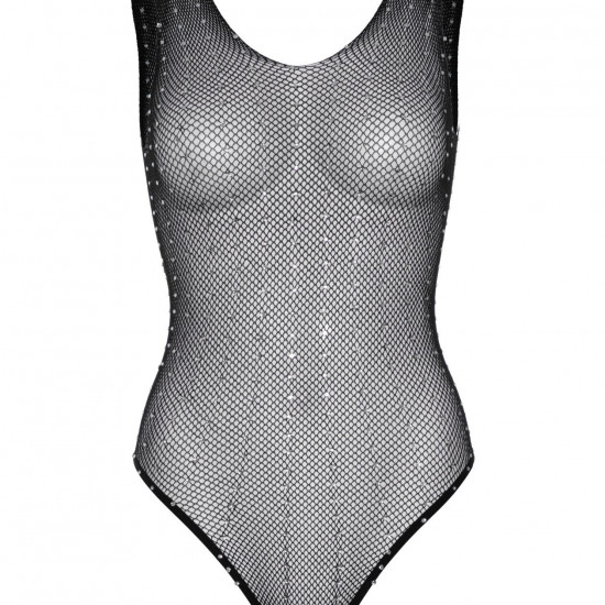 Leg Avenue Rhinestone fishnet bodysuit OS Black Leg Avenue Rhinestone fishnet bodysuit OS Black
