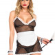 Leg Avenue Roleplay Seductive French Maid OS White/Black Leg Avenue Roleplay Seductive French Maid OS White/Black