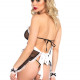 Leg Avenue Roleplay Seductive French Maid OS White/Black Leg Avenue Roleplay Seductive French Maid OS White/Black