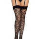 Ажурні панчохи із сердечками Leg Avenue Heart Black, one size Ажурні панчохи із сердечками Leg Avenue Heart Black, one size
