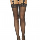 Панчохи зі швом та стразами Leg Avenue Stockings Rhinestone backseam, мереживна резинка, one size Панчохи зі швом та стразами Leg Avenue Stockings Rhinestone backseam, мереживна резинка, one size