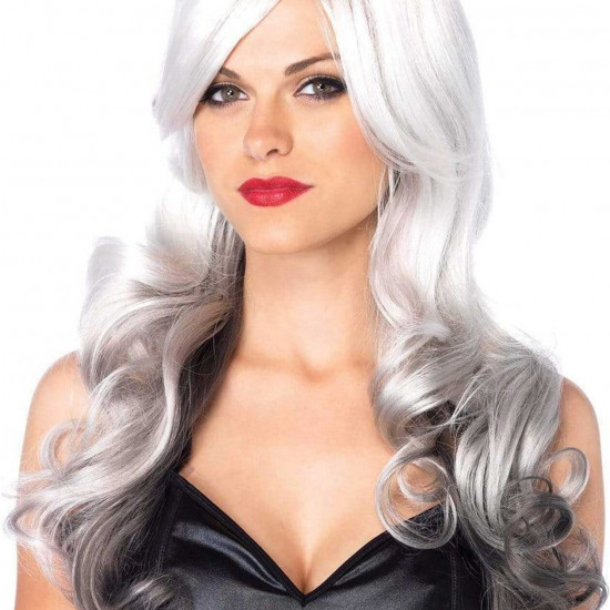 Leg Avenue Allure Multi Color Wig Grey/Black Leg Avenue Allure Multi Color Wig Grey/Black