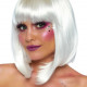Перука, що світиться в темряві Leg Avenue Pearl short natural bob wig White, коротка, перлинна, 33 с Перука, що світиться в темряві Leg Avenue Pearl short natural bob wig White, коротка, перлинна, 33 с