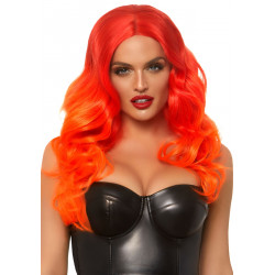 Руда перука омбре Leg Avenue Ombre long wavy wig, довга, локони, 61 см