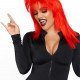 Перука рок-зірки Leg Avenue Unisex rockstar wig Red, унісекс, 53 см Перука рок-зірки Leg Avenue Unisex rockstar wig Red, унісекс, 53 см