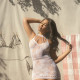 Ажурна сукня-сітка Leg Avenue Lace mini dress with cut-outs White, one size Ажурна сукня-сітка Leg Avenue Lace mini dress with cut-outs White, one size