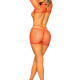 Leg Avenue Cut Out mini dress OS Red Leg Avenue Cut Out mini dress OS Red