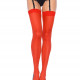 Сексуальні панчохи під підв’язки Leg Avenue Sheer Stockings Red, one size Сексуальні панчохи під підв’язки Leg Avenue Sheer Stockings Red, one size