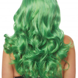 Хвиляста перука Leg Avenue Misfit Long Wavy Wig Green, довга, реалістичний вигляд, 61 см